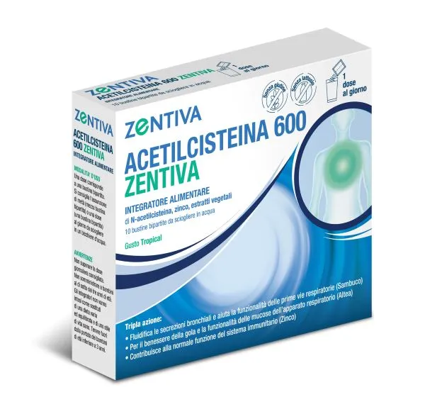 ACETILCISTEINA 600 ZENTIVA 20 BUSTINE