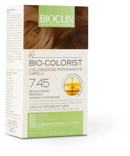 BIOCLIN BIO COLORIST 7,45 BIONDO RAME MOGANO