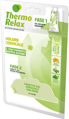 THERMORELAX PHYTO GEL DOLORE CERVICALE FASE 2 CEROTTO GEL CERVICALE CON ERBE 1 PEZZO