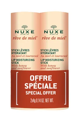 NUXE DUO STICK LEVRES HYDRATANT 2 X 4 G