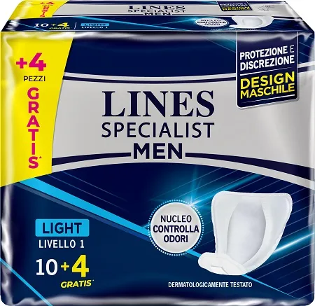 PANNOLONI LINES SPECIALIST MEN LIVELLO 1 14 PEZZI