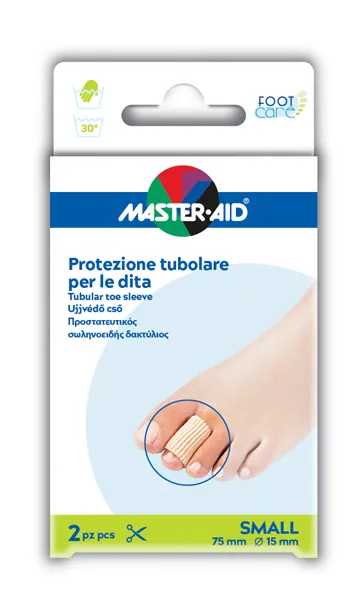 Tubo In Gel Master-aid Elasticizzato S 7,5 Cm 2 Pezzi