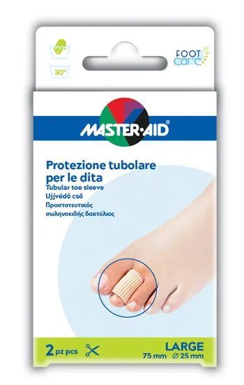 Tubo In Gel Master-aid Elasticizzato L 7,5 Cm 2 Pezzi