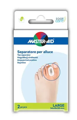 Separatore Dita In Gel Master-aid Per Alluce L 2 Pezzi