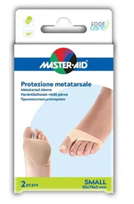 Protezione Master-aid Per Metatarso In Tessuto Elastico E Gel S 1 Paio