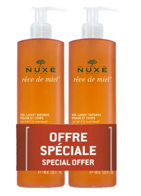 NUXE DUO GEL LAVANT SURGRAS VISAGE & CORPS 2 X 400 ML