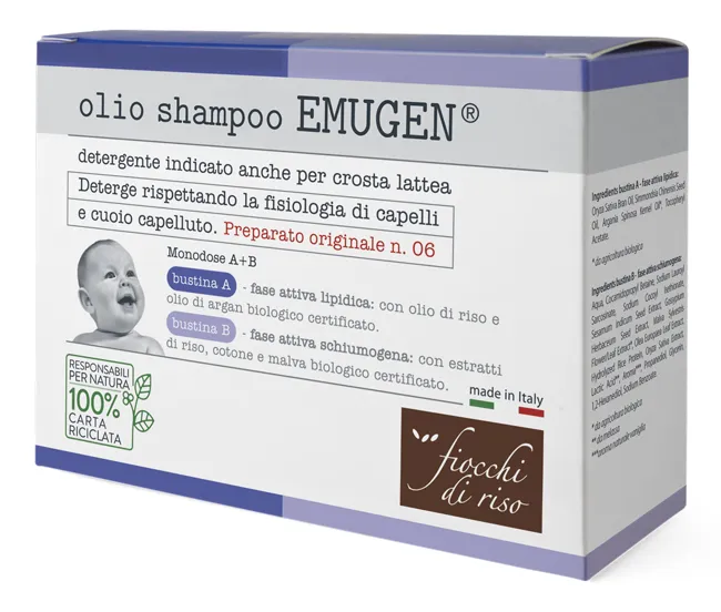 FIOCCHI DI RISO EMUGEN OLIO SHAMPOO ULTRADELICATO 45 ML