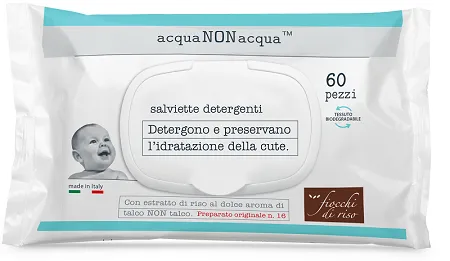 FIOCCHI DI RISO ACQUA NON ACQUA SALVIETTE DETERGENTI