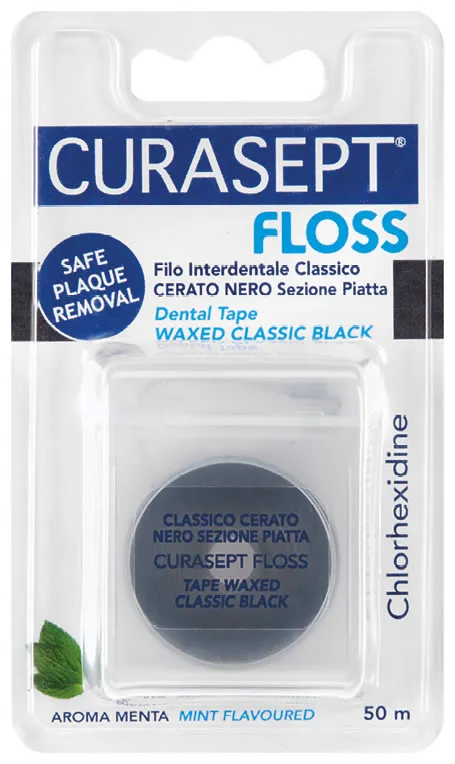 Curasept Floss Cerato Nero Clorexidina