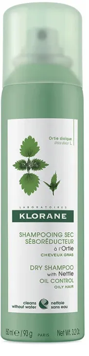 Klorane Shampoo Secco Seboriduttore All'ortica 150 Ml