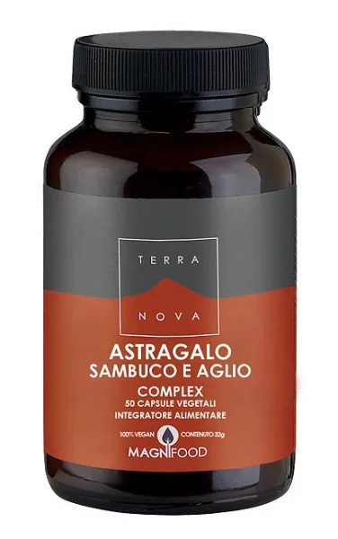 Terranova Astragalo/sambuco/aglio 50 Capsule