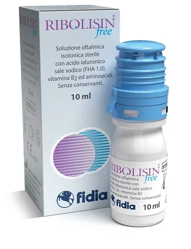 Collirio Soluzione Oftalmica Ribolisin Free 10 Ml