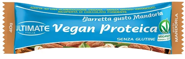 ULTIMATE BARRETTA VEGAN PROTEICA MANDORLA 1 PEZZO 40 G