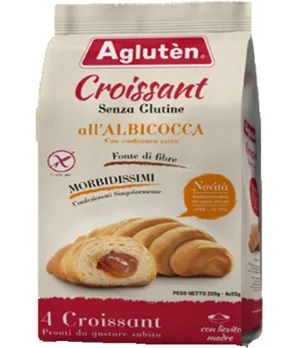 AGLUTEN CROISSANT ALL'ALBICOCCA 220 G