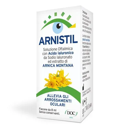 Arnistil Soluzione Oftalmica Acido Ialuronico 0,2% + Estratto Di Arnica Montana 0,1% Flacone 8 Ml