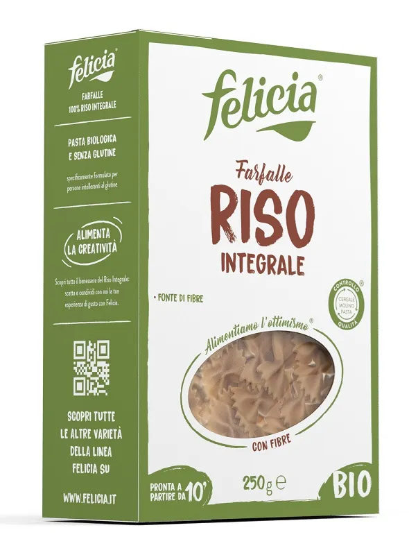 FELICIA FARFALLE RISO INTEGRALE 250 G