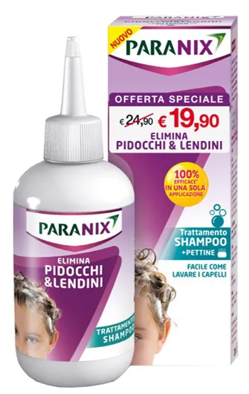 SHAMPOO PARANIX TRATTAMENTO TAGLIO PREZZO