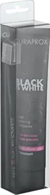 CURAPROX BLACK IS WHITE DENTIFRICI SBIANCANTI 1 DENTIFRICIO DA 90ML + 1 SPAZZOLINO