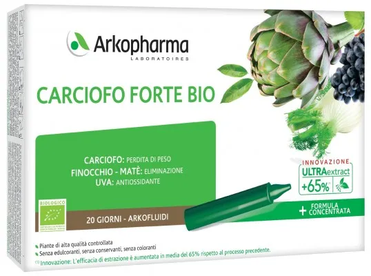 ARKOFLUIDI ULTRA SUONI CARCIOFO FORTE BIO 20 FIALE