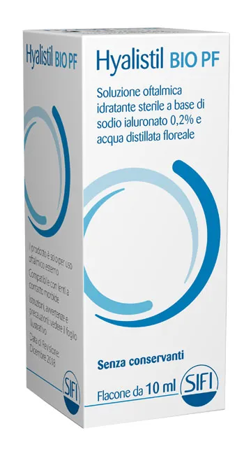 Gocce Oculari Ha 0,2% E Acque Distillate Hyalistil Bio Pf Frutti Rossi 10 Ml