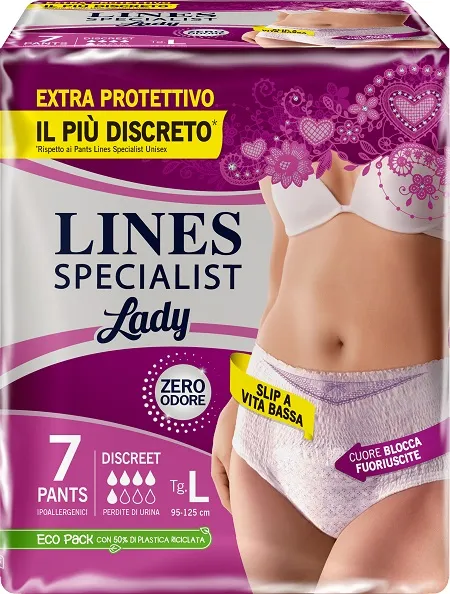 LINES SPECIALIST PANTS DISCREET L FARMA 7 PEZZI