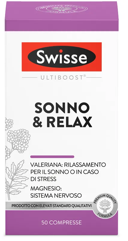 SWISSE VALERIANA SONNO RELAX 50 COMPRESSE