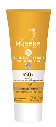 HYSEKE FLUIDO SOLARE DORATO SPF50+ 40 ML