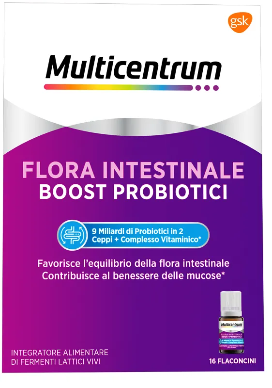 MULTICENTRUM DUOBIOTICO 16 FLACONCINI