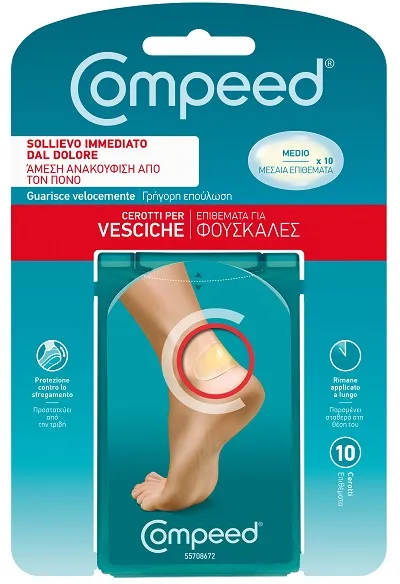 Compeed Cerotto Vesciche Medio 10 Pezzi