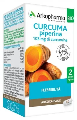 Arkocapsule Curcuma E Piperina Bio 130 Capsule