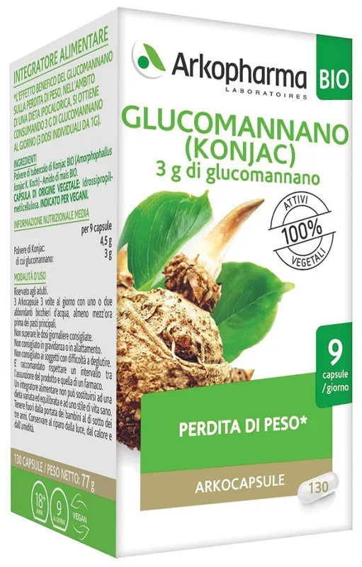 ARKO CAPSULE GLUCOMANNANO 130 CAPSULE