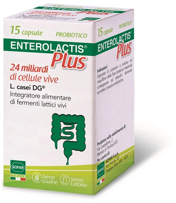 Enterolactis Plus 15 Capsule