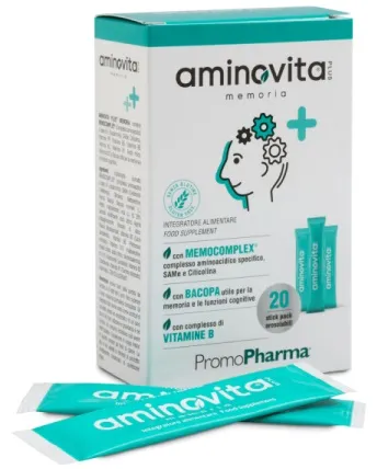 Aminovita Plus Memoria 20 Stick Pack X 2 G