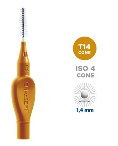 Curasept Proxi T14 Cone Ocra/dark Gold 1 Pezzo