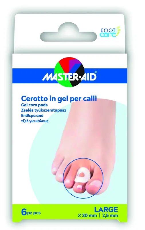 Master-aid Foot Care Cerotto Gel Calli Taglia L 6 Pezzi