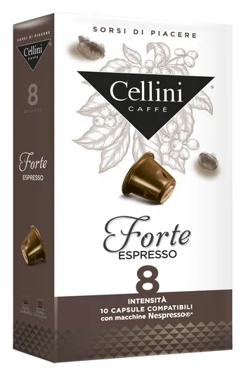 Cellini Farma Forte Intensita' 8 10 Capsule Caffe' 50 G