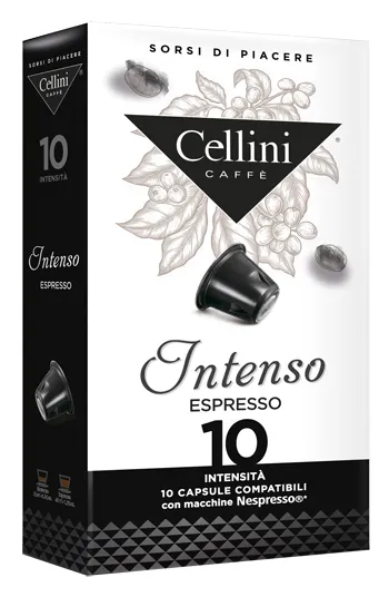 Cellini Farma Intenso Intensita' 10 10 Capsule Caffe' 50 G