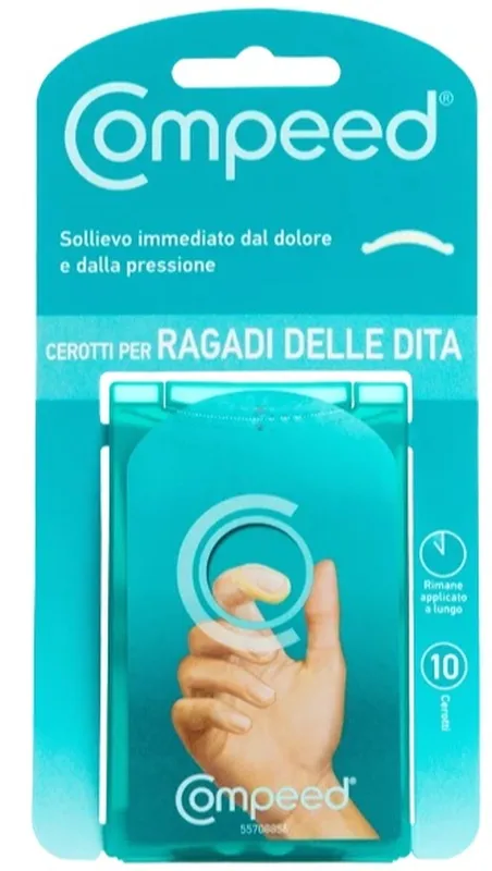 Compeed Cerotti Per Ragadi Dita 10 Pezzi