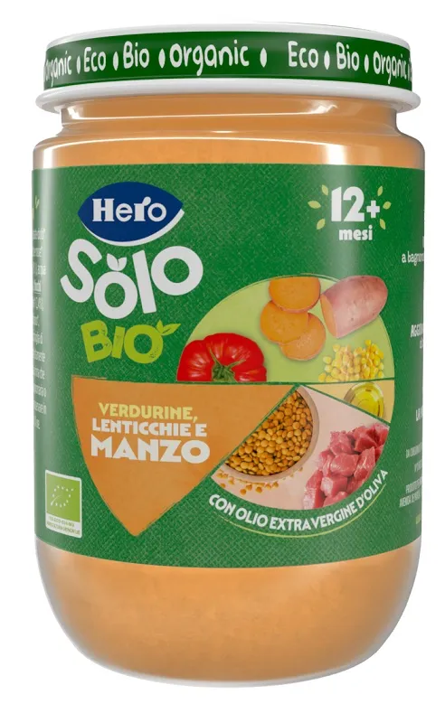 Hero Solo Omogeneizzato Verdurine Con Manzo 100% Bio 190 G