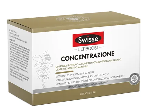 Swisse Concentrazione 8 Flaconcini Da 30 Ml