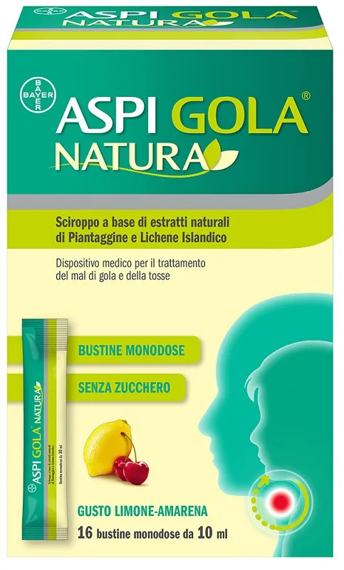 ASPI GOLA NATURA 16 BUSTINE MONODOSE DA 10 ML