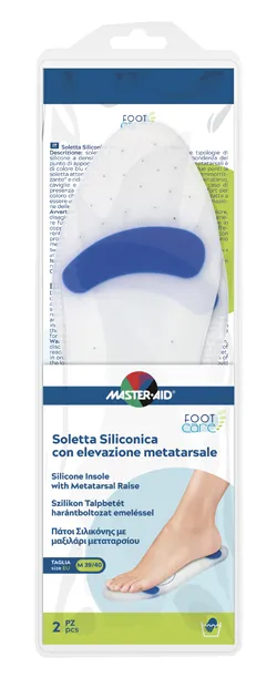 Master-aid Footcare Soletta Siliconica Medium 39-40 Eu Elev Metatarso