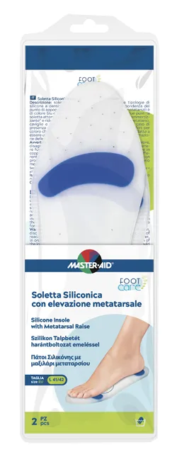 Master-aid Footcare Soletta Siliconica Large 41-42 Eu Elev Metatarso