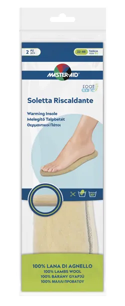 Master-aid Footcare Soletta Riscaldante Ritagliabile 2 Pezzi