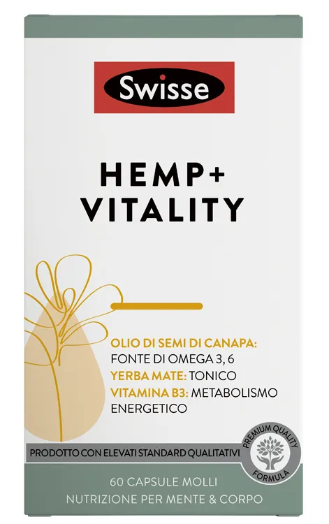 Swisse Hemp+ Vitality 60 Capsule