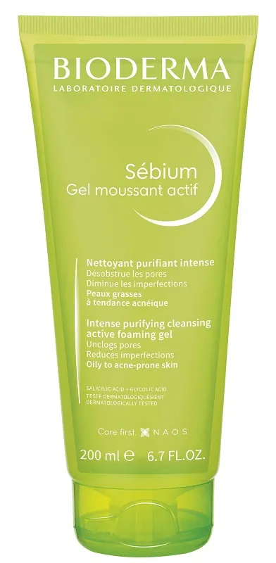 Sebium Gel Moussant Actif 200 Ml