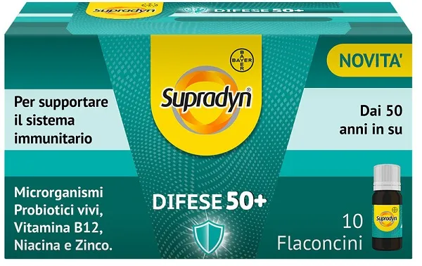 Supradyn Difese 50+ 10 Flaconcini 10 Ml