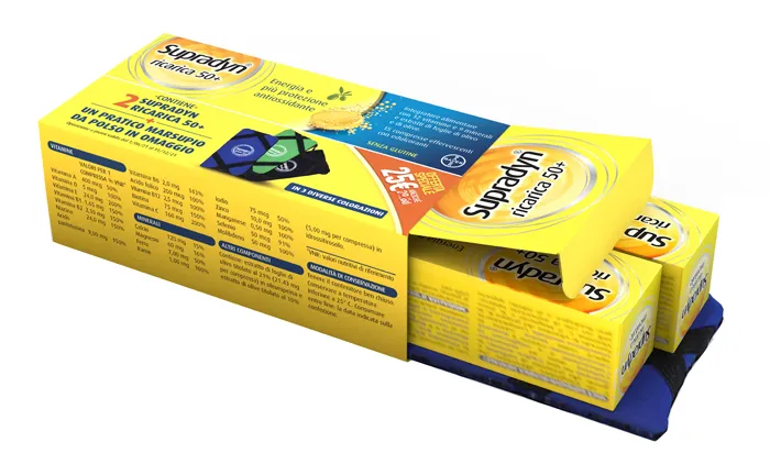 SUPRADYN RICARICA 50+ 15 COMPRESSE EFFERVESCENTI DUOPACK + OMAGGIO