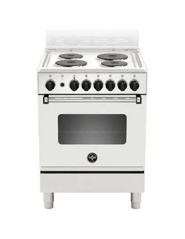 La Germania AMN6604SBV Cucina Piastra sigillata 4 Fornelli con Forno Elettrico da 60 cm Bianco#CONSEGNA IN 3 SETTIMANE##CONSEGNA IN 3 SETTIMANE#