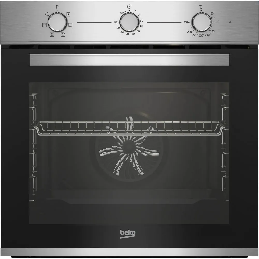 BEKO Forno Elettrico da Incasso Ventilato Multifunzione con Grill 72 Litri 60 cm Classe A colore Inox - BBIE12100X#CONSEGNA IN 3 SETTIMANE##CONSEGNA IN 3 SETTIMANE#